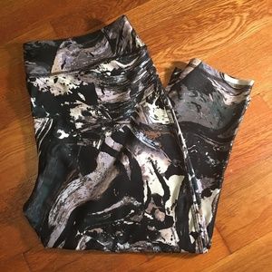 Simply Vera Simply Breathe Cropped Leggings, Marble, XL